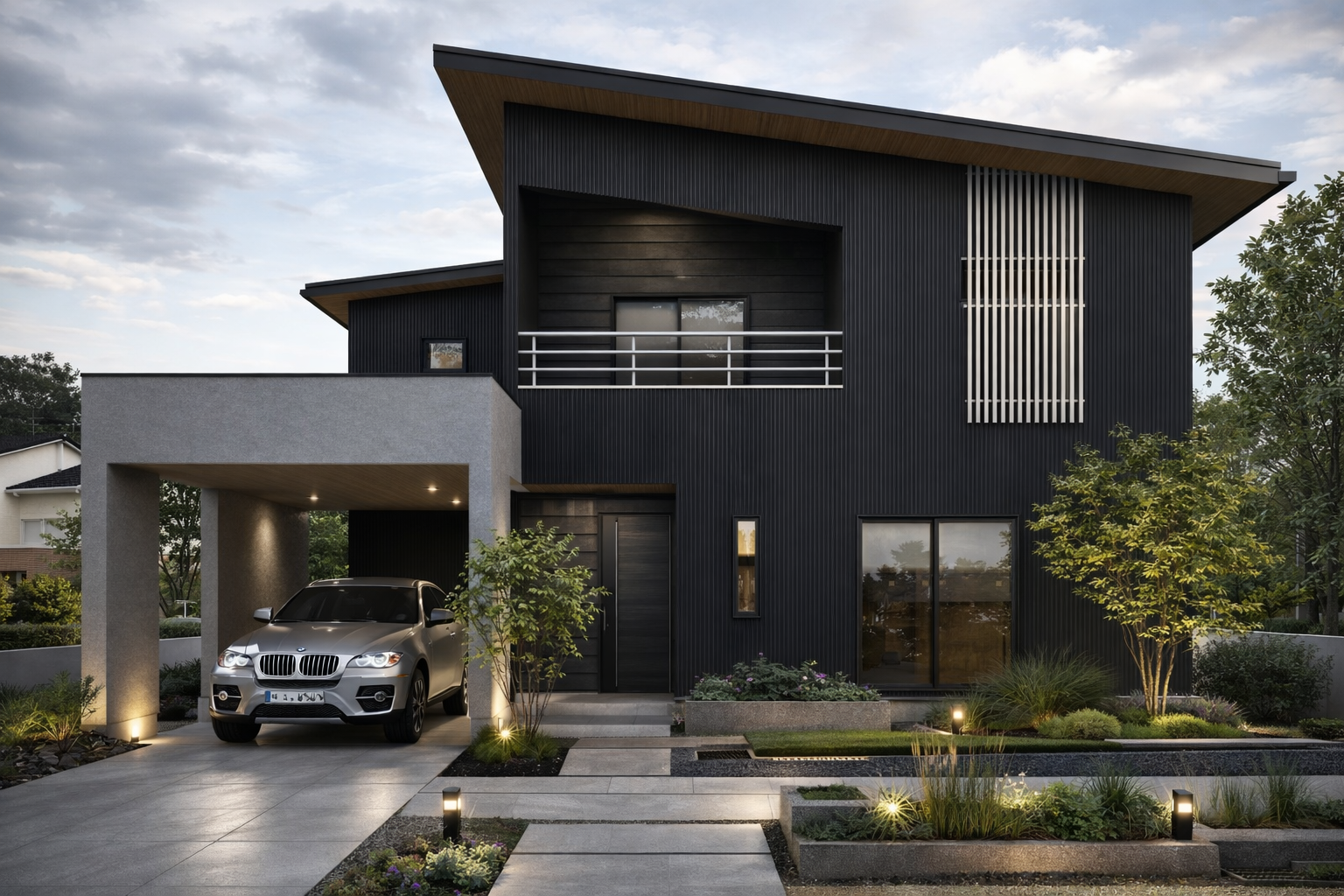 広々空間の中にたくさん収納がある家 画像